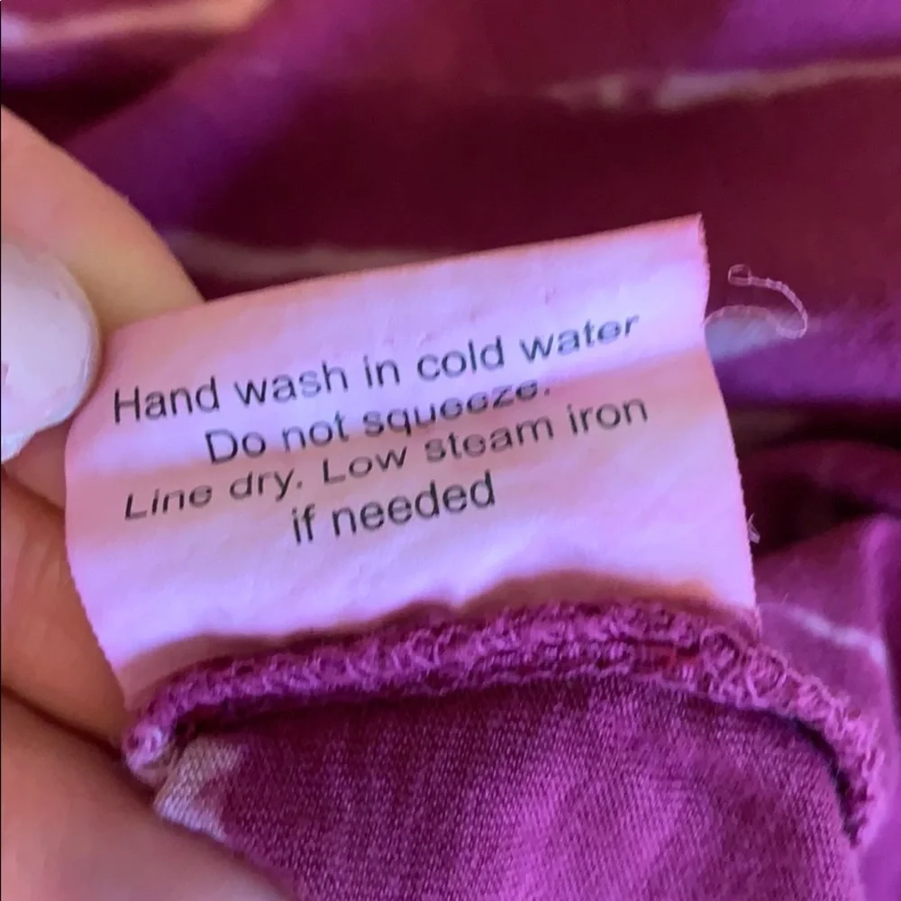 EARTHBOUND Purple Tie‎ Dye Batwing Shirt Medium - Picture 7 of 9